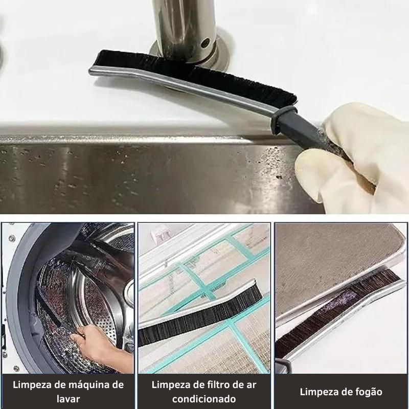 Kit com 5 Escovas SuperClean Multiúso - Limpeza detalhada para o seu lar