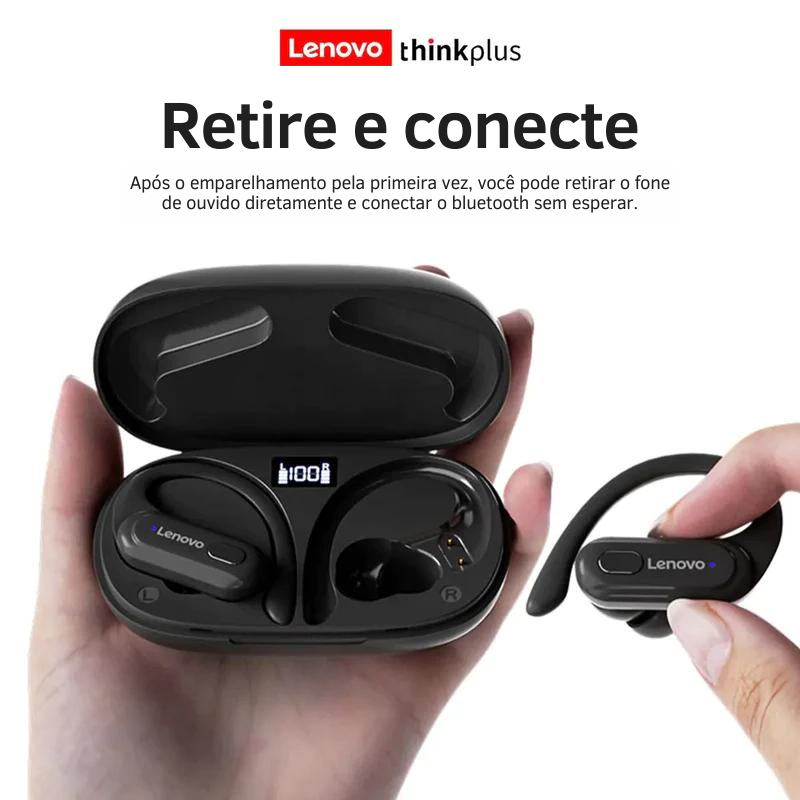 Fone de Ouvido Lenovo LP75 - Sem Fio + Frete Grátis!